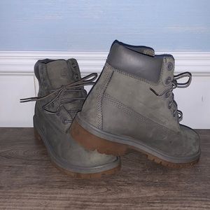 Girls size 4 Gray Timberland Boots